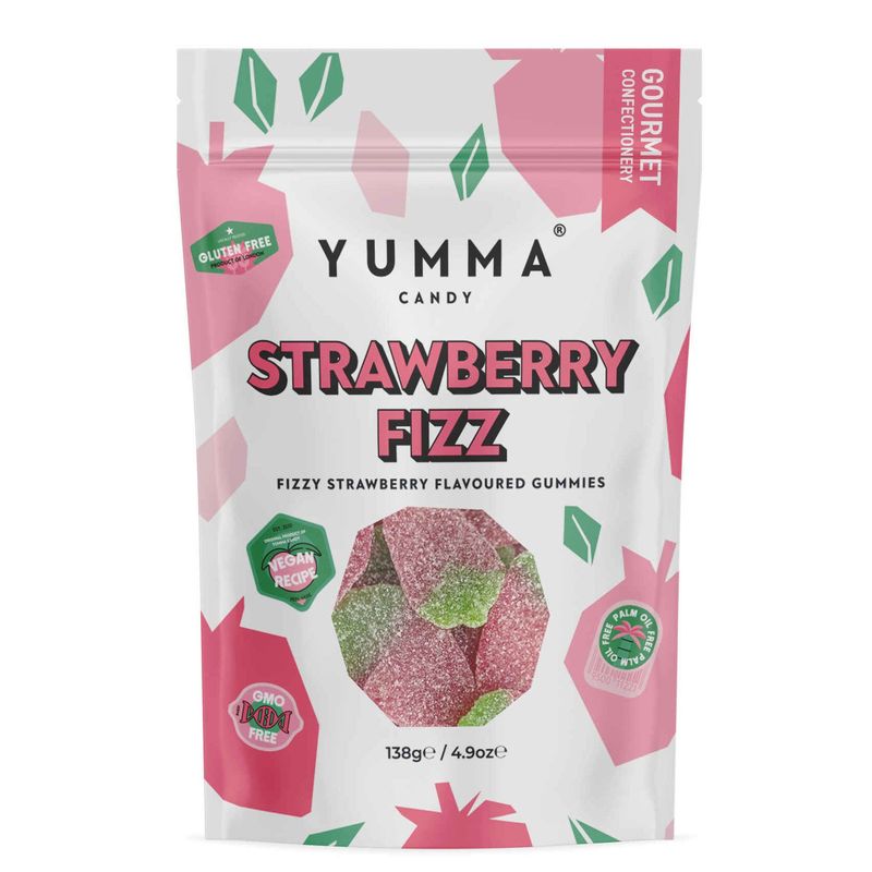 Yumma Strawberry Fizz Gummies 138g