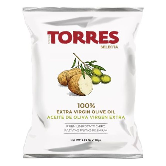 Hovedbilde Torres Chips Olivenolje 125g 